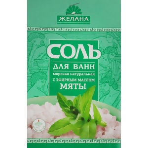 Сіль для ванни Желана 
М'ята 500 г (4820022090126)