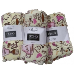 Плед двоспальний SOHO 200x230 см Morning coffee (1112К)
