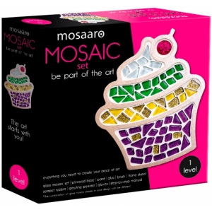 Скляна мозаїка Mosaaro Cupcake. Тістечко (MA1006)
