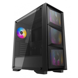 Корпус Deepcool Matrexx 50 Mesh 4FS Black (DP-ATX-MATREXX50-MESH-4FS) без БЖ