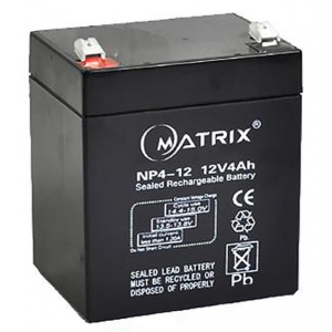 Акумулятор для ДБЖ Matrix 12V 4AH (NP4-12) купити в Україні