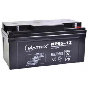 Акумулятор для ДБЖ Matrix 12V 65AH (NP65-12)