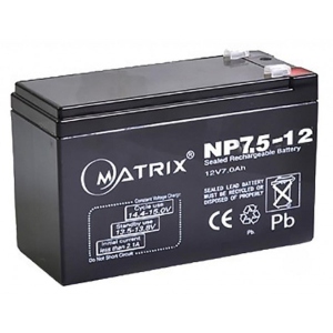 Акумулятор для ДБЖ Matrix 12V 7.5AH (NP7.5_12)