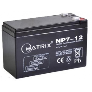 Акумулятор для ДБЖ Matrix 12V 7AH (NP7-12)