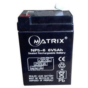 Акумулятор для ДБЖ Matrix 6V 5AH (NP5-6) офіційний сайт