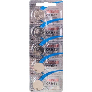 Батарейка Maxell CR1632 LI.MIC 1PK ON 5 CARD J (18586600)