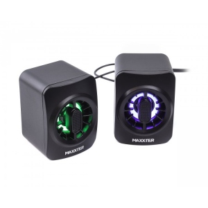 Комп'ютерна акустика компактна 2.0 Maxxter CSP-U005RGB