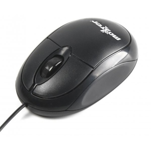 Миша дротова Maxxter Mc-107BK черная USB