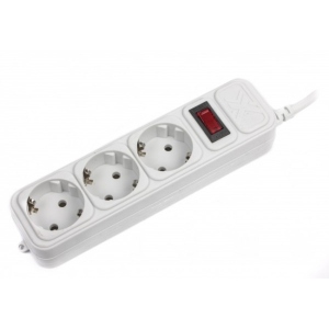 Мережевий фільтр Maxxter SPM3-G-10G, 3 розетки, 3m White
