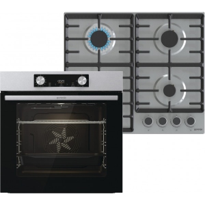 Духова шафа + варильна поверхня газова Gorenje BO6737E02XK + G642ABX