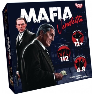 Настільна гра розважальна (18+) Danko-Toys "MAFIA Vendetta", укр (MAF-01-01U)