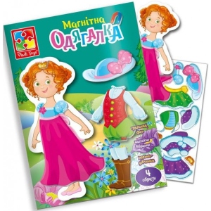 Настільна гра магнітна (3-4 роки) Vladi Toys "Принцеса" в папці VT3204-26 (укр)