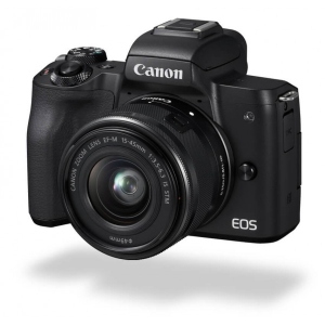 Фотокамера бездзеркальна Canon EOS M50 + 15-45 IS STM Kit Black (2680C060)
