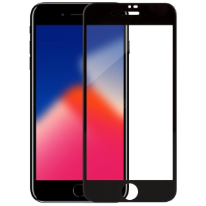 Захисне скло для смартфону MakeFuture 3D Apple iPhone 8 Black (MG3D-AI8B)