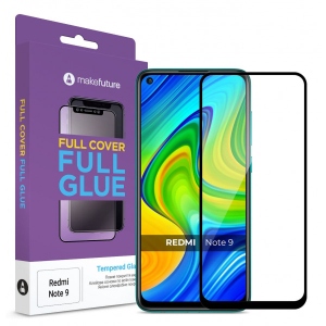 Захисне скло для смартфону MakeFuture Xiaomi Redmi Note 9 Full Cover Full Glue (MGF-XRN9)