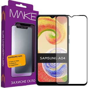Захисне скло для смартфону MakeFuture FC FG Black for Samsung A04/A04s