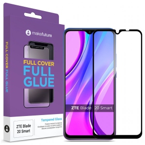 Захисне скло для смартфону MakeFuture Full Cover Full Glue ZTE Blade 20 Smart (MGF-ZB20S)