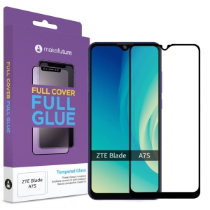 порівняти ціни на Захисне скло для смартфону MakeFuture Full Cover Full Glue ZTE Blade A7S 2020 (MGF-ZBA7S20)