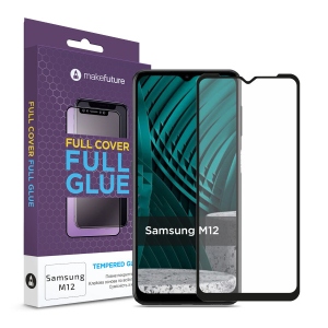 Захисне скло для смартфону MakeFuture Full Cover Full Glue Samsung M12 (MGF-SM12)