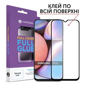 купити Захисне скло для смартфону MakeFuture Full Cover Full Glue Samsung A10s (MGF-SA10S)