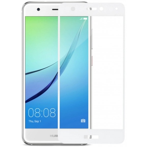 Захисне скло для смартфону MakeFuture Full Cover Huawei Nova White (MGFC-HUNW)