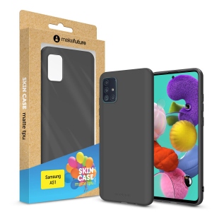 Чохол для смартфону MakeFuture Skin Matte Black Samsung A51 (MCS-SA51BK)
