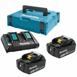 Акумулятор для електроінструментів Makita LXT (BL1860Bx2, DC18RD, Makpac 3) (198077-8)