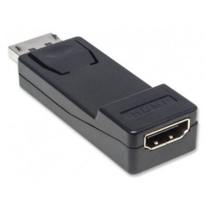 Перехідник HDMI Manhattan DisplayPort M -> HDMI F Black (151993) в каталозі