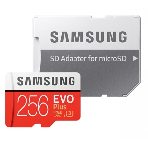 Карта пам'яті Samsung microSDXC 256 GB EVO Plus UHS-I Class 10 (MB-MC256HA/RU)