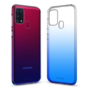 Чохол для смартфону MakeFuture Gradient Clear TPU Blue Samsung M31 (MCG-SM31BL)