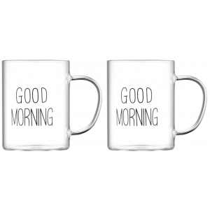 Набір чашок Ardesto Good Morning 420 мл 2 шт. (AR2642GM)