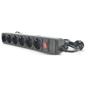 Мережевий фільтр MerLion 6 розеток 3m Black (B630)