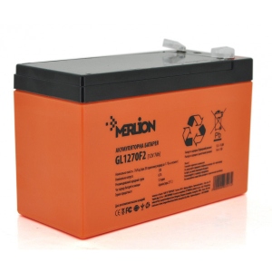Акумулятор для ДБЖ Merlion 12V-7Ah GEL (GL1270F2 GEL)