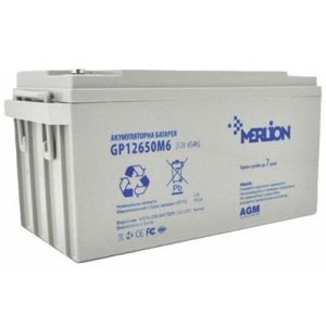 Акумулятор для ДБЖ Merlion RDC12-65, 12V-65Ah GEL (G12650M6 GEL)
