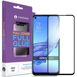 Захисне скло для смартфону MakeFuture Full Cover Full Glue Oppo A53 (MGF-OPA53) продаж