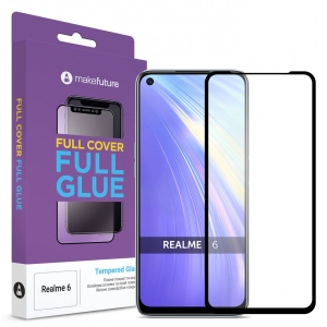 Захисне скло для смартфону MakeFuture Full Cover Full Glue Realme 6 (MGF-R6) замовити в Україні