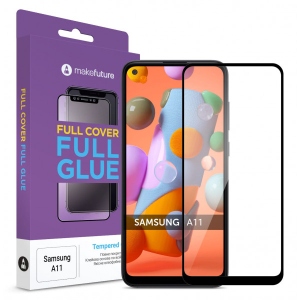 Захисне скло для смартфону MakeFuture Full Cover Full Glue  Samsung A11 (MGF-SA11)