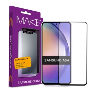 Захисне скло для смартфону MAKE Full Cover Full GlueSamsung A54 (MGF-SA54)