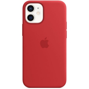 Чохол для смартфону Apple iPhone 12 mini Silicone Case with MagSafe - (PRODUCT)RED (MHKW3)