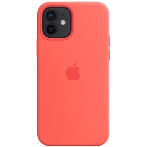 Чохол для смартфону Apple iPhone 12/12 Pro Silicone Case with MagSafe - Pink Citrus (MHL03)