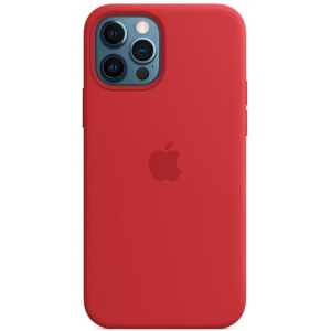 Чохол для смартфону Apple iPhone 12/12 Pro Silicone Case with MagSafe - (PRODUCT)RED (MHL63)