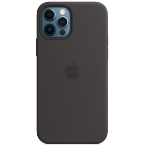 Чохол для смартфону Apple iPhone 12/12 Pro Silicone Case with MagSafe - Black (MHL73)