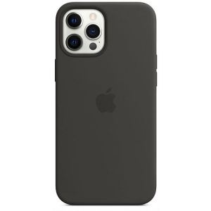 Чохол для смартфону Apple iPhone 12 Pro Max Silicone Case with MagSafe - Black (MHLG3)