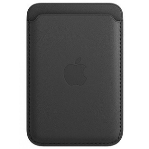 Чохол для смартфону Apple iPhone Leather Wallet with MagSafe - Black (MHLR3)