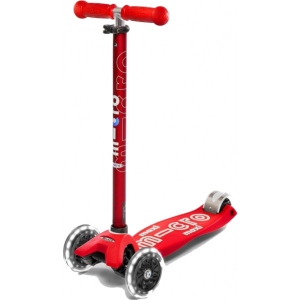 Триколісний самокат Micro Maxi Deluxe Red LED (MMD068)