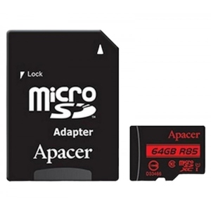 Карта пам'яті Apacer microSDXC 64GB UHS-I U1 (AP64GMCSX10U5-RA)