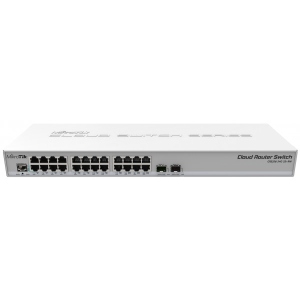 Коммутатор локальної мережі (Switch) MikroTik CRS326-24G-2S+RM