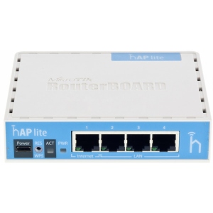 Маршрутизатор інтернет WiFi4 MikroTik hAP Lite RB941-2ND