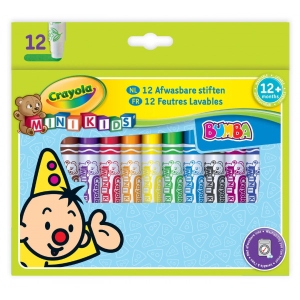 Фломастери Crayola Mini Kids Мої перші фломастери (washable), 12 шт (256257.112)