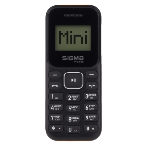 Мобільний телефон Sigma mobile X-style 14 Mini Dual Sim Black/Orange